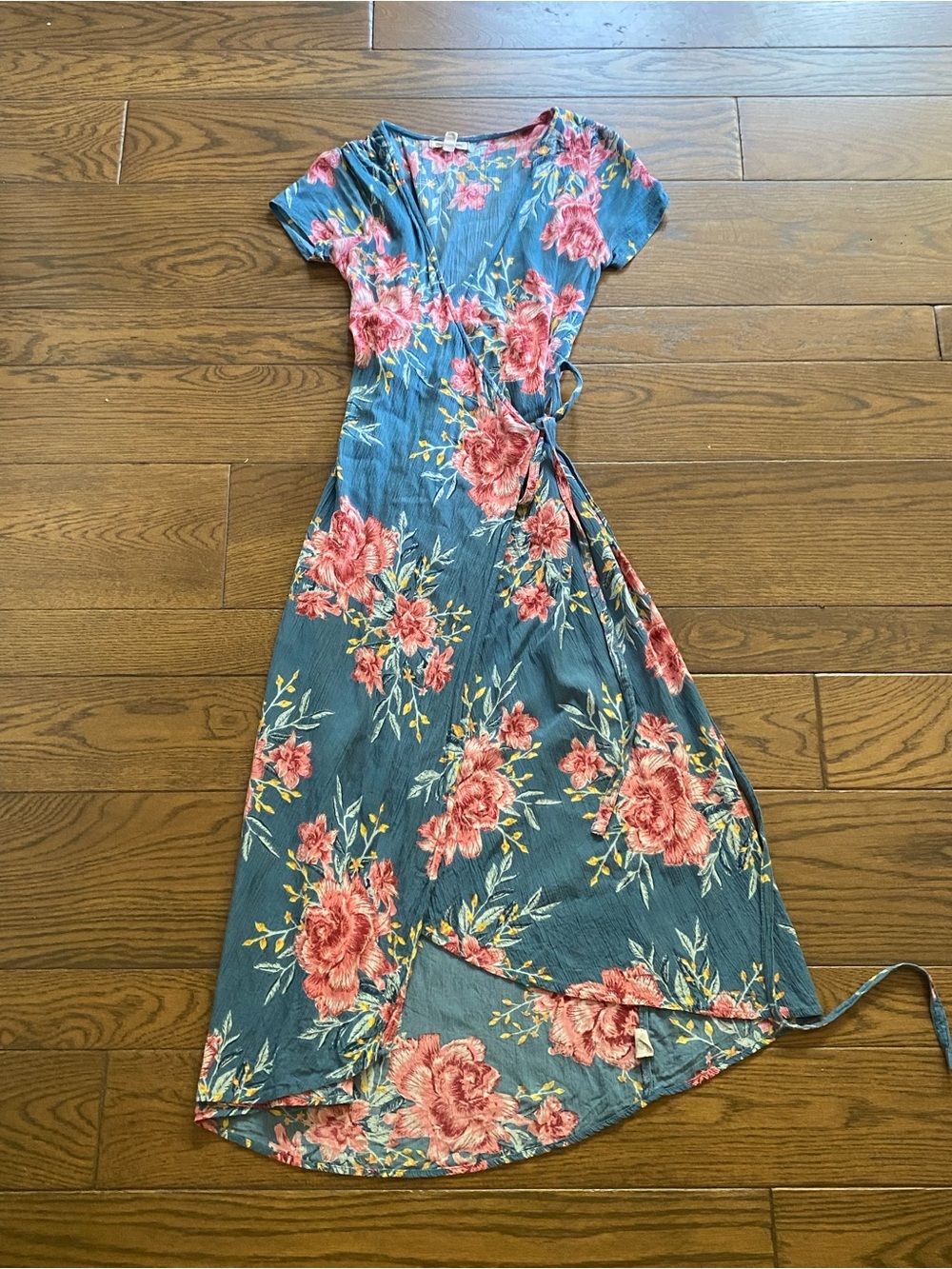 Billabong Floral Wrap Maxi Dress
